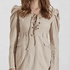 Jessica Bara Josephine Puff Sleeve Dress