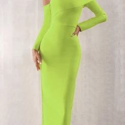 Jessica Bara Iliana One Shoulder Midi Dress