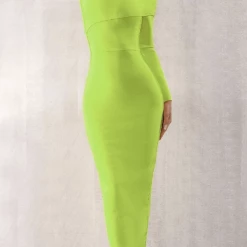 Jessica Bara Iliana One Shoulder Midi Dress