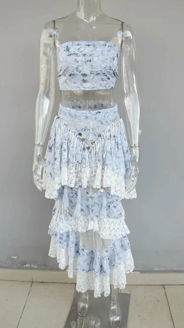 Jessica Bara Amelia II Two Piece Patchwork Set