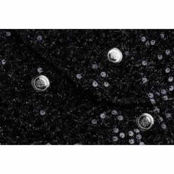 Influencer Style Jessica Bara Yesi Sequin Double Breasted Jacket