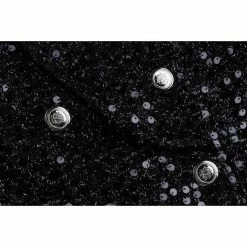 Jessica Bara Yesi Sequin Double Breasted Jacket