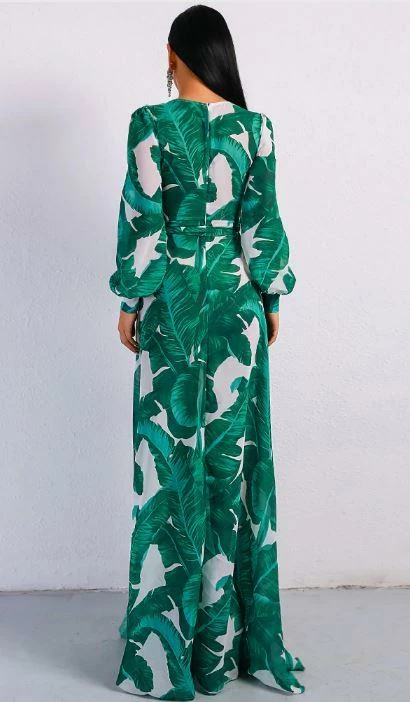 Dresses Jessica Bara Frann Tropical Print Dress