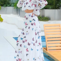 Jessica Bara Rosalia Off Shoulder Two Piece