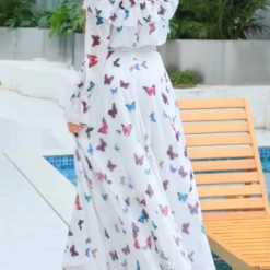 Jessica Bara Rosalia Off Shoulder Two Piece