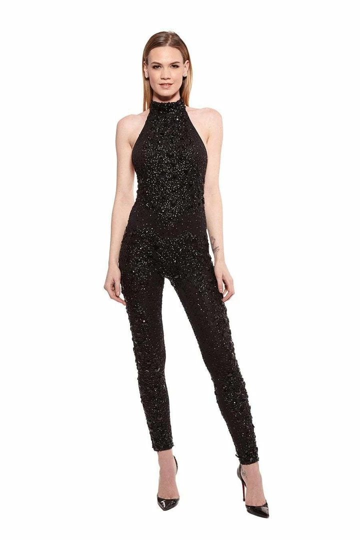 Jessica Bara Nude Gaga Crystal Jumpsuit Influencer Style