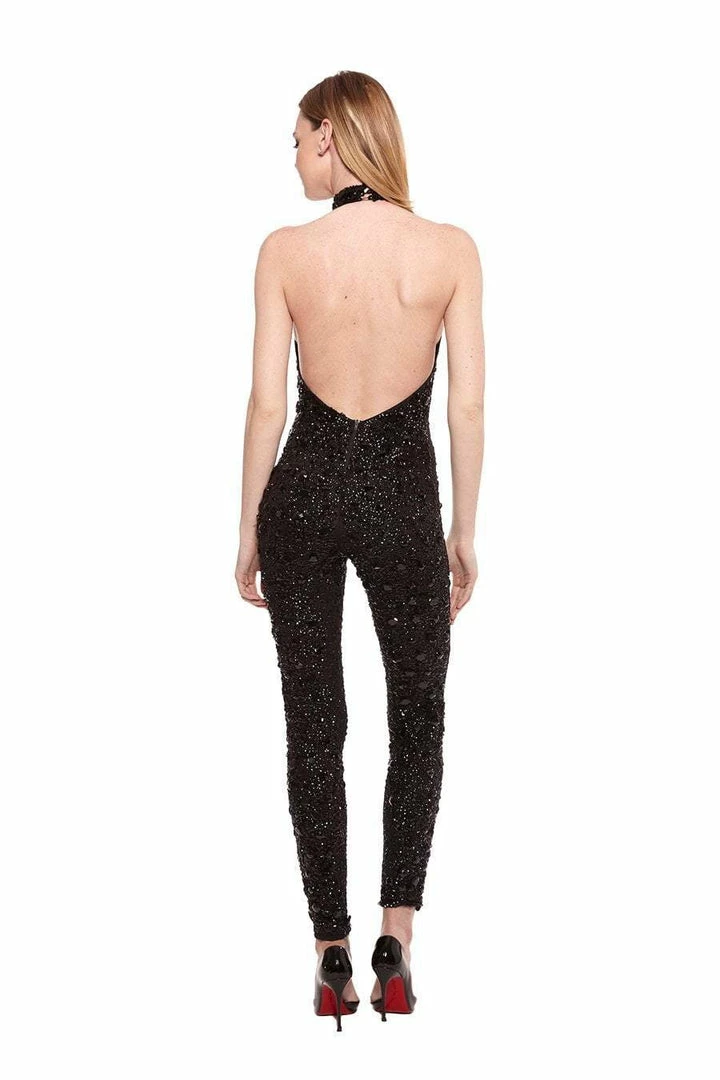 Jessica Bara Nude Gaga Crystal Jumpsuit Influencer Style