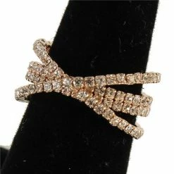ReveBoutique Kelly Rhinestone X Ring