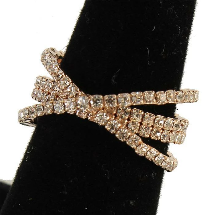 ReveBoutique Kelly Rhinestone X Ring