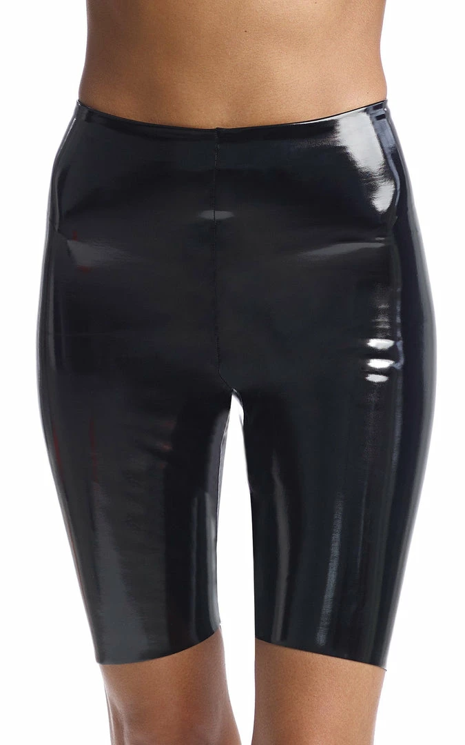 Commando Faux Patent Leather Biker Short