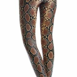 Commando Faux Leather Animal Print Legging Influencer Style