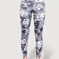 Active Fit Pink Striped Camo Legging