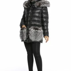 Reve Doll Essentials Luigi Long Sleeve Fur Puffer Jacket