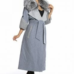 Reve Doll Essentials Luigi Long Sleeve Fur Belted Coat