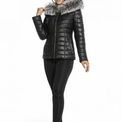 Luigi Long Sleeve Fur Collar Puffer Jacket Reve Doll Essentials