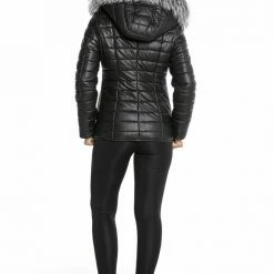 Luigi Long Sleeve Fur Collar Puffer Jacket Reve Doll Essentials