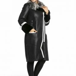 Luigi Long Sleeve Fur Coat