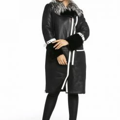 Luigi Long Sleeve Fur Coat