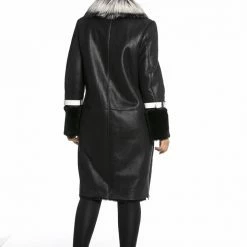 Luigi Long Sleeve Fur Coat