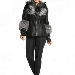 Luigi Long Sleeve Fur Jacket