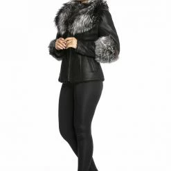 Luigi Long Sleeve Fur Jacket