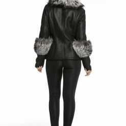 Luigi Long Sleeve Fur Jacket