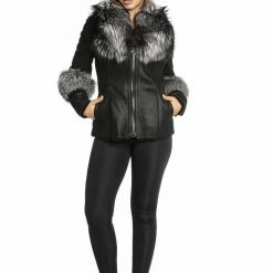 Luigi Long Sleeve Fur Jacket