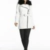 Reve Doll Essentials Luigi Long Sleeve Fur Collar Belted Leather Jacket