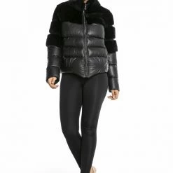 Reve Doll Essentials Luigi Long Sleeve Fur Puffer Jacket