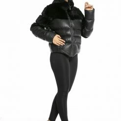 Reve Doll Essentials Luigi Long Sleeve Fur Puffer Jacket