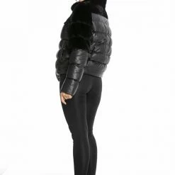 Reve Doll Essentials Luigi Long Sleeve Fur Puffer Jacket