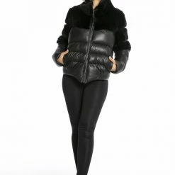 Reve Doll Essentials Luigi Long Sleeve Fur Puffer Jacket