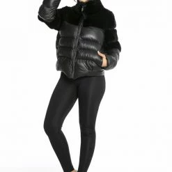 Reve Doll Essentials Luigi Long Sleeve Fur Puffer Jacket