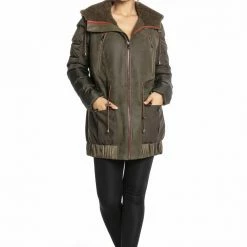 Luigi Long Sleeve Fur Puffer Jacket Reve Doll Essentials