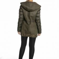 Luigi Long Sleeve Fur Puffer Jacket Reve Doll Essentials