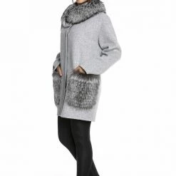 Luigi Long Sleeve Fur Jacket