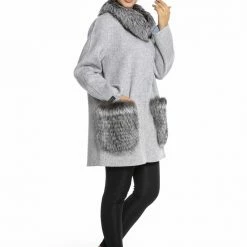 Luigi Long Sleeve Fur Jacket