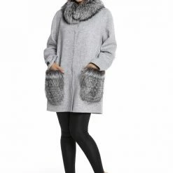 Luigi Long Sleeve Fur Jacket