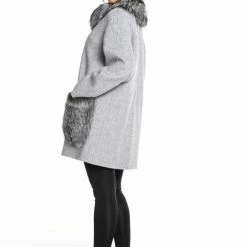 Luigi Long Sleeve Fur Jacket