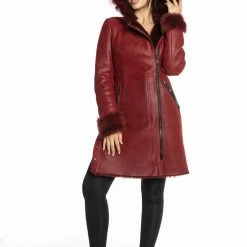 Luigi Long Sleeve Fur Trimmed Coat Reve Doll Essentials