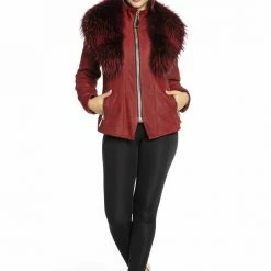 Luigi Long Sleeve Fur Jacket