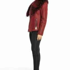 Luigi Long Sleeve Fur Jacket