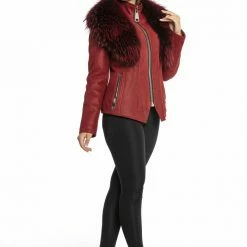 Luigi Long Sleeve Fur Jacket