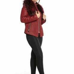 Luigi Long Sleeve Fur Jacket