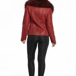 Luigi Long Sleeve Fur Jacket