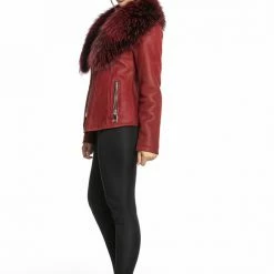 Luigi Long Sleeve Fur Jacket