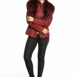 Luigi Long Sleeve Fur Jacket