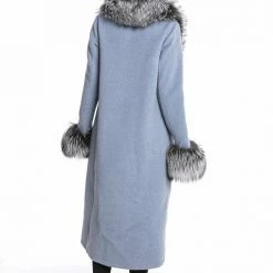 Luigi Long Sleeve Fur Trimmed Coat Reve Doll Essentials