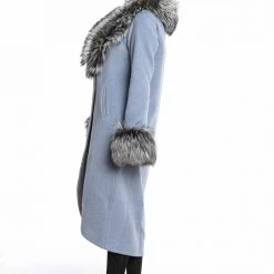 Luigi Long Sleeve Fur Trimmed Coat Reve Doll Essentials