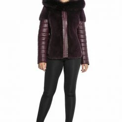 Reve Doll Essentials Luigi Long Sleeve Fur Hooded Puffer Jacket